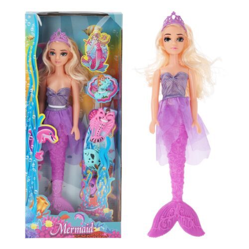 Rotaļu lelle "Nāriņa" 44.5cm, violēta